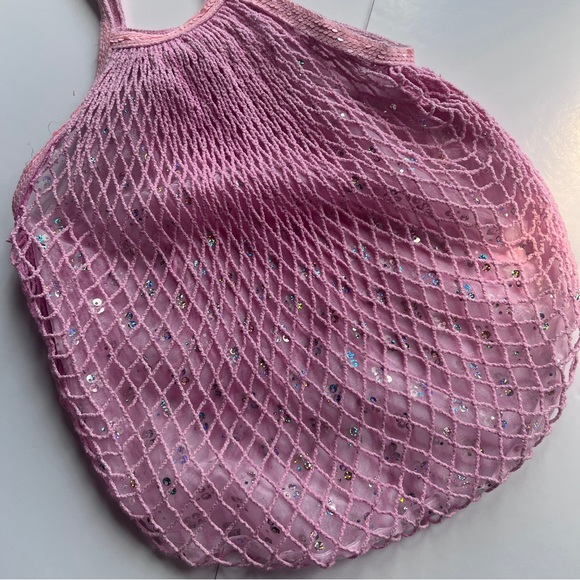 Y2K Retro Mermaid Fishnet Tote - Picture 3 of 8